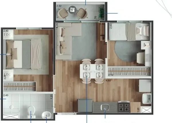 Imagem APARTAMENTO RESIDENCIAL em São Paulo - SP, Vila Campo Grande