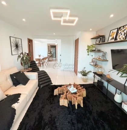 Imagem Apartamento de luxo no Centro de Macaé-RJ: 3 quartos, 3 suítes, 2 salas, 4 banheiros, 2 vagas, 120m2 de área. Venda ou locação!