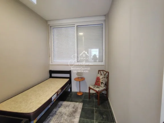 Imagem Apartamento de luxo à venda ou locação em Guarujá-SP, Pitangueiras: 4 quartos, 1 suíte, 2 salas, 3 banheiros, 1 vaga, 160m².