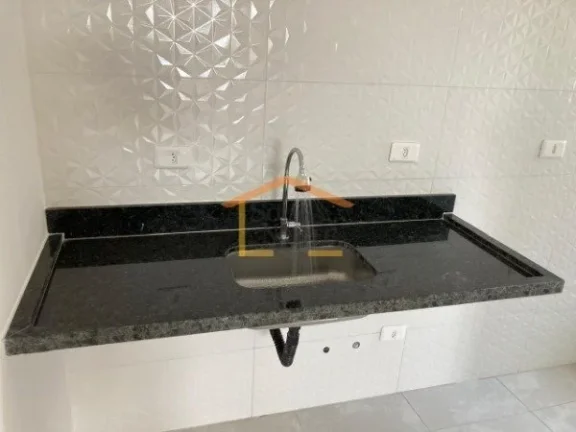 Imagem Apartamento novo, 1 dormitório, sala 2 ambientes, cozinha, área de serviço, banheiro, 1 vaga de g...