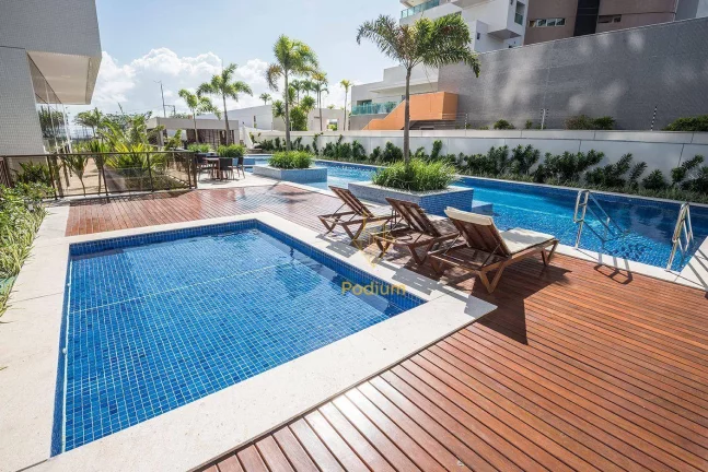 Imagem Apartamento com vista para o mar e área de lazer completa no Mansões Heron Marinho no Altiplano - AP0291