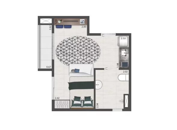 Imagem Apartamento com 2 Quartos à Venda, 62 m² em Moema - São Paulo