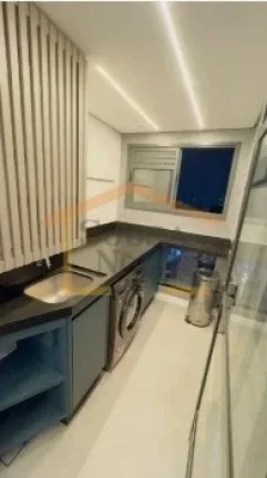 Imagem Apto impecável com 2 dormitórios, sendo 1 suíte, sala 2 ambientes, varanda gourmet, banheiro soci...