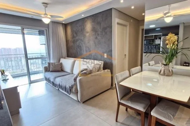 Imagem Apartamento de 67m², com 2 dormitórios, sendo 1 suite, sala integrada à cozinha e varanda gourmet...