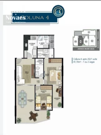 Imagem Lançamento na Praia do Morro Guarapari-ES; Apartamento de 2 ou 3 quartos 3 quartos sendo 2 Suites com 2 vagas de garagem 2 quartos com 1 ou 2 vagas