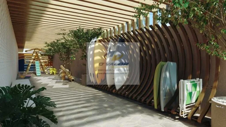 Imagem Vendo flats e apartamentos com 2 quartos, em prédio pé na areia da paria do Bessa, com plantas de 23m² à 143m²
