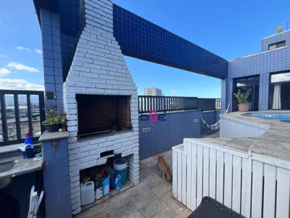 Imagem Cobertura com 3 dormitórios à venda, 138 m² por R$ 680.000,00 - Estuário - Santos/SP