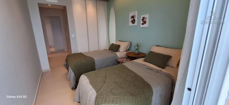 Imagem Apartamento 3 dormitórios sendo 1 suíte + lavabo frente mar em Mongaguá