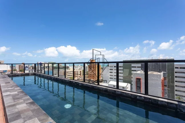 Coberturas com lazer privativo e vista para o mar da praia de Tambaú - CO0006