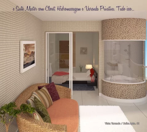 Imagem Apartamento, 04 Suites, 01 Closet, 03 Varandas, 03 Vagas de Garage, Centro, Guarapari - ES