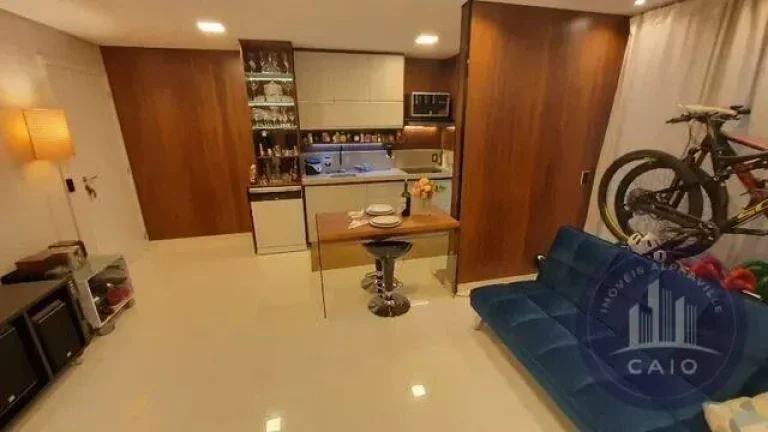 Imagem Apartamento mobiliado à venda, 50 m² por R$ 655.000,00 - Alphaville/SP