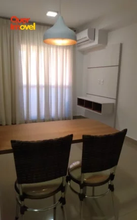Imagem Apartamento à venda em Ribeirânia, Ribeirão Preto-SP: 2 quartos, 1 suíte, 2 salas, 2 banheiros, 1 vaga de garagem. 58m². Quer Imóvel Negócios Imobiliários.