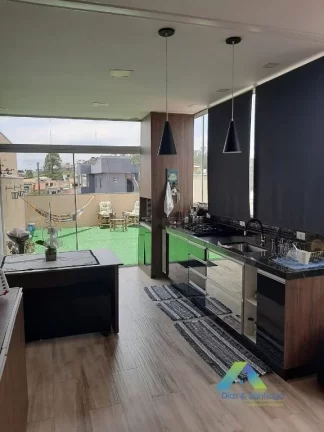 Imagem Santo André, apartamento cobertura, sem condomínio, 120 metro0s, 2 dormitórios, espaço gourmet , excelente localização e valor !