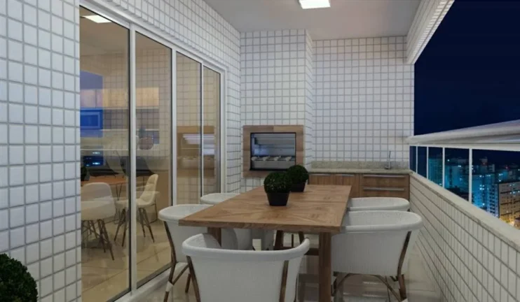 Imagem APARTAMENTO COM 62.36 m² - GUILHERMINA - PRAIA GRANDE SP