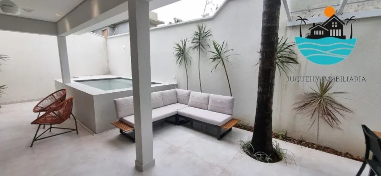 Imagem Casa Temporada Juquehy em Condomínio - com 5 suítes, 1 térrea, 3 vagas, piscina privativa, 150m da praia - Max. 10 pessoas | Juquehy Imobiliária
