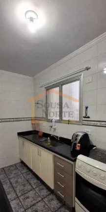 Imagem Apartamento de 70 m², totalmente mobiliado, com 3 dormitórios, sala para dois ambientes com sacada...