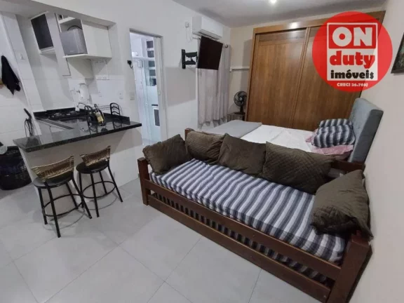 Imagem Kitnet à venda, 34 m² por R$ 310.000,00 - Ponta da Praia - Santos/SP