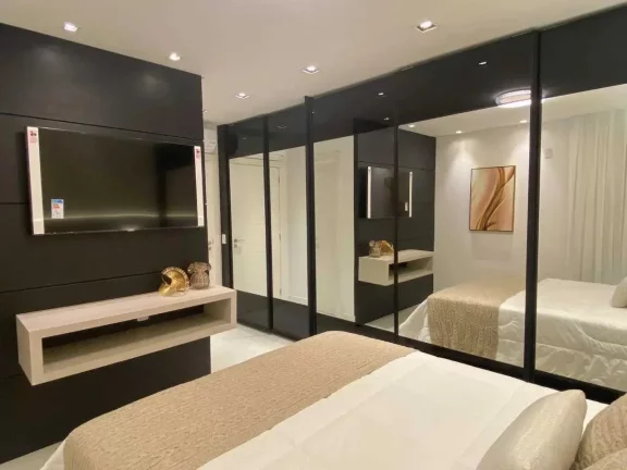Imagem Apartamento mobiliado com 3 suítes e 3 vagas de garagem no Centro de Balneário Camboriú