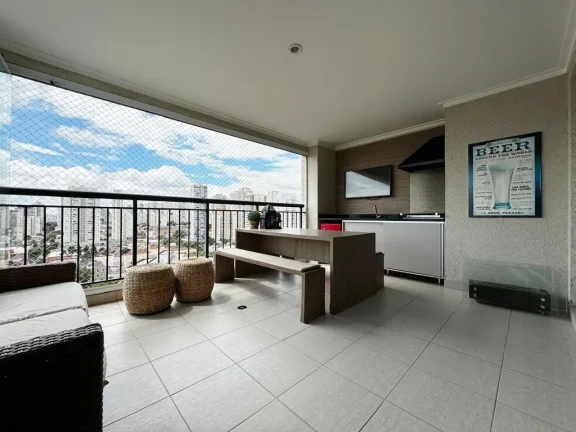 Imagem Apartamento Vila Romana - 94M², 2 Dorms, 1 Suíte, 2 Vagas Demarcadas, Lavabo, Churrasqueira, Academia, Salão de Festas e Jogos.