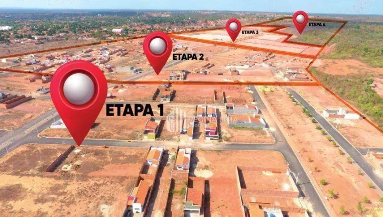 Imagem Lote de terreno residencial à venda por R$ 62.466,43 - LOTEAMENTO CONVIVER - Pedra Mole - Teresina/PI