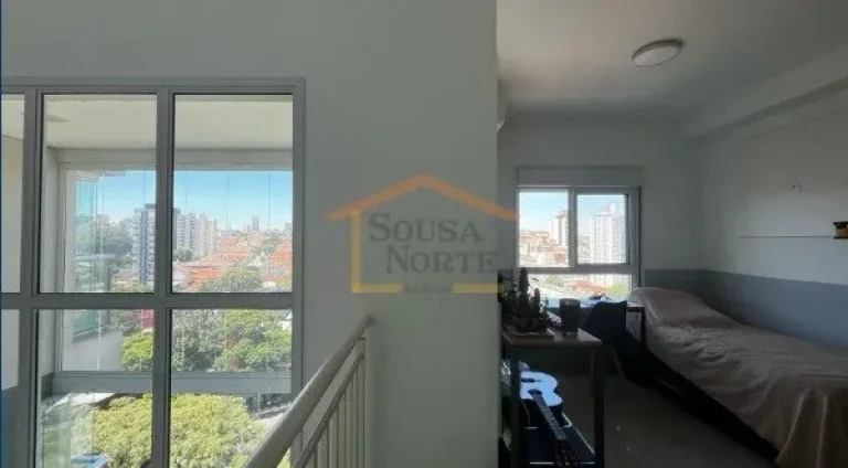Imagem Apartamento duplex, 66m², 2 dormitórios, sendo 1 suíte, banheiro social, cozinha americana com ar...