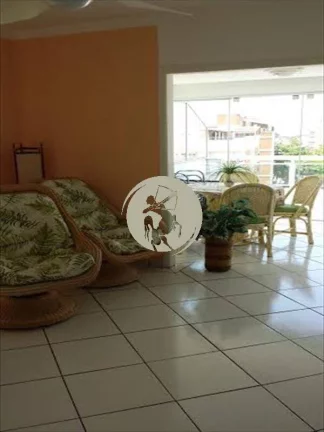 Imagem VENDA OU LOCAÇÃO NO GUARUJA SUPERIOR: SALA COM 2 AMBIENTES COM TERRAÇO, COZINHA, ÁREA DE SERVIÇ...