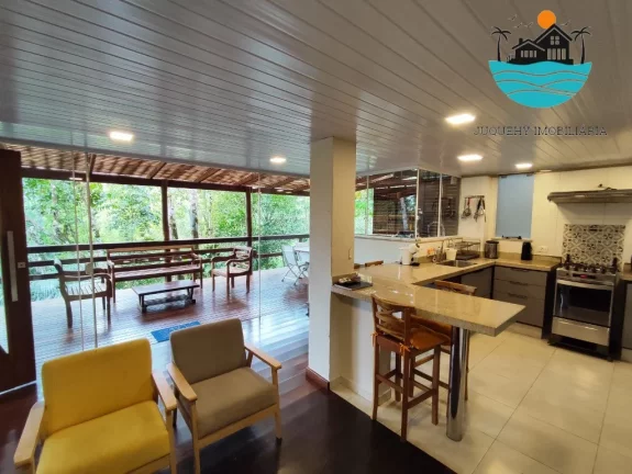 Imagem Casa a Venda em Juquehy em meio a Mata - Condomínio, 4 quartos, Varanda Gourmet com vista para mata, 150m² de área construída | Juquehy Imobiliária