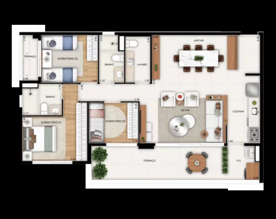 Imagem APARTAMENTO RESIDENCIAL em São Paulo - SP, Parque Imperial