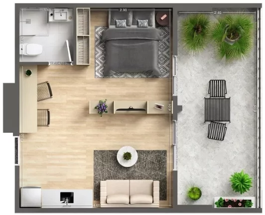 Imagem Apartamento com 1 Quarto à Venda, 39 m² em Ipiranga - São Paulo