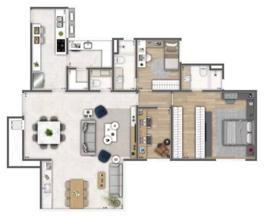 Imagem APARTAMENTO RESIDENCIAL em São Paulo - SP, Jardim Marajoara