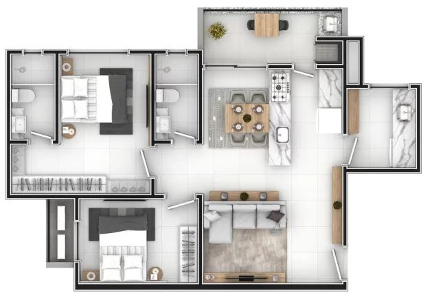 Imagem Apartamento à venda no bairro Dom Bosco - Itajaí/SC