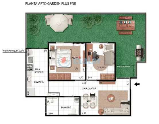 Imagem Apartamento com 2 Quartos à Venda, 80 m² em Campo Grande - Rio De Janeiro Imagem Apartamento com 2 Quartos à Venda, 80 m² em Campo Grande - Rio De Janeiro