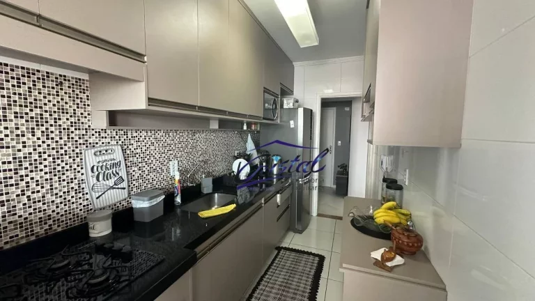 Imagem Apartamento com 3 dormitórios à venda, 101 m² por R$ 780.000 - Guilhermina - Praia Grande/SP