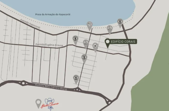Imagem APARTAMENTO COM 3 QUARTOS SENDO 1 SUITE 300M DO MAR E 700M DO PARQUE BETO CARRERO