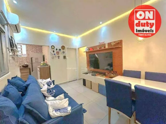 Imagem Apartamento com 2 quartos à venda, 70 m² por R$ 480.000 - Embaré - Santos/SP