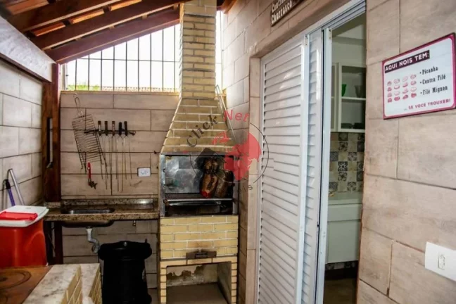 Imagem Sobrado em Condomínio , Troco por apto no ABC ,2 dorms c suite , quintal , 1 vaga ,bairro Cibratel II ,Itanhaem