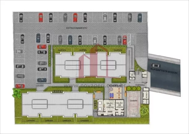 Imagem Apartamento à venda em Franco da Rocha-SP, Vila Lanfranchi: 1 quarto, 1 sala, 1 vaga, 36,05 m² de área.