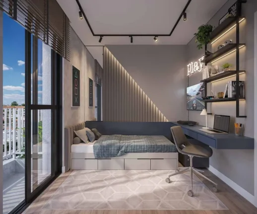 Imagem Cobertura à venda em Curitiba, Bairro Alto, com 1 quarto, 33,67m2