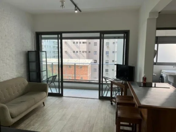 Imagem Apartamento para Locação na Consolação, São Paulo-SP: 1 Quarto, 1 Sala, 1 Banheiro, 1 Vaga e 49m² de Conforto!