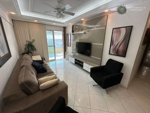 Imagem Apartamento com 3 dormitórios à venda, 134 m² por R$ 1.250.000,00 - Vila Guilhermina - Praia Grande/SP