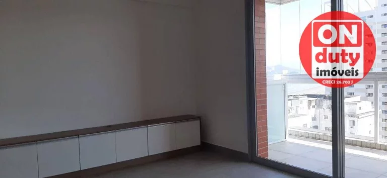 Imagem Apartamento com 1 quarto para alugar, 46 m² por R$ 6.000/mês - Boqueirão - Santos/SP