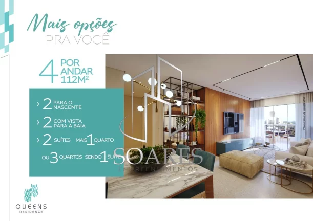 Imagem QUEENS RESIDENCE – Apto com 112m² ou 227m² na Melhor Localização de Belém