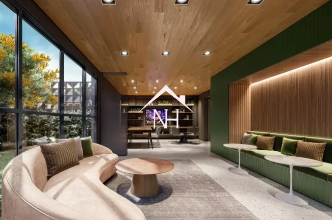 Imagem studio 25m², 1 dormitório, terraço, planta inteligente,Deliver,y Bicicletário, Salão De Festas, Espaço Gourmet com Churrasqueira, Pet Place, piscina
