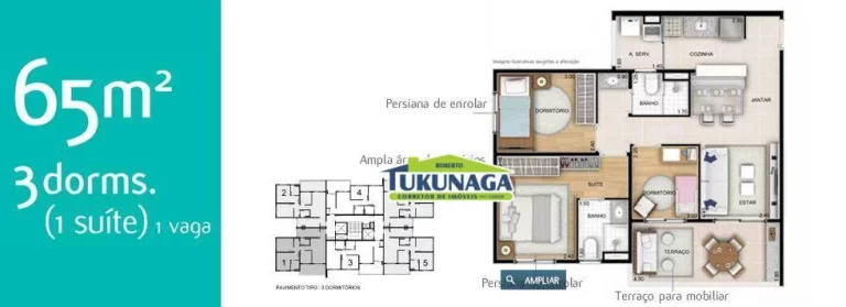 Imagem Apartamento com 2 dormitórios à venda, 65 m² por R$ 630.000,00 - Vila Rosália - Guarulhos/SP