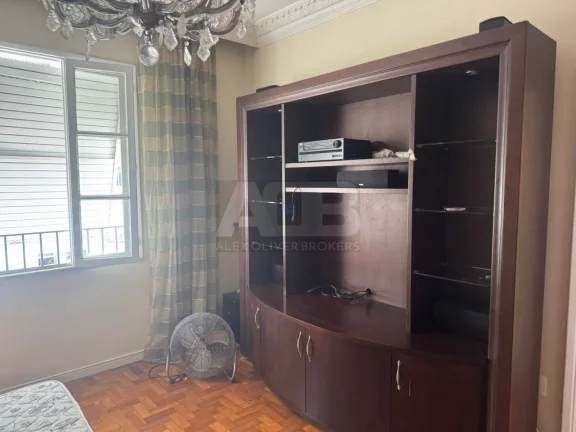Imagem Apartamento mobiliado para alugar no Flamengo, 189m², 3Qtos, de frente.