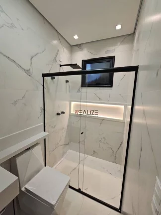 Imagem Casa moderna com escritório e 3 suítes à venda, 180 m² por R$ 1.620.000 - Condomínio Fechado - Indaiatuba/SP