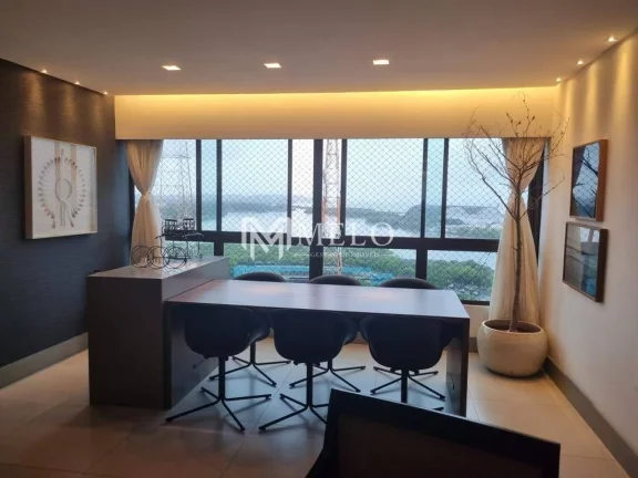 Imagem Edf. 4qts., 3 suítes, 3 vagas, dependência completa173m2 MOBILIADO..