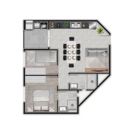 Imagem Nillo - Apartamento à venda no bairro Bom Retiro - Curitiba/PR