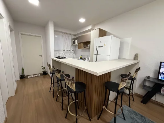 Imagem Apartamento 3º Andar, Anitta Garibaldi, 2 Quartos, Mobíliado, Sapucaia