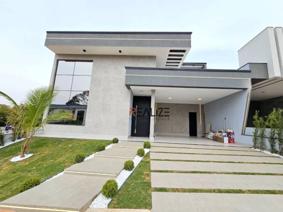 Imagem Casa com 3 suítes e escritório à venda, 190 m² por R$ 1.790.000 - Condomínio London Park - Indaiatuba/SP